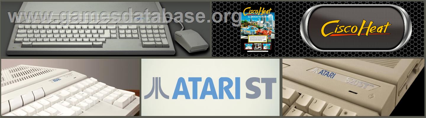 Cisco Heat: All American Police Car Race - Atari ST - Artwork - Marquee