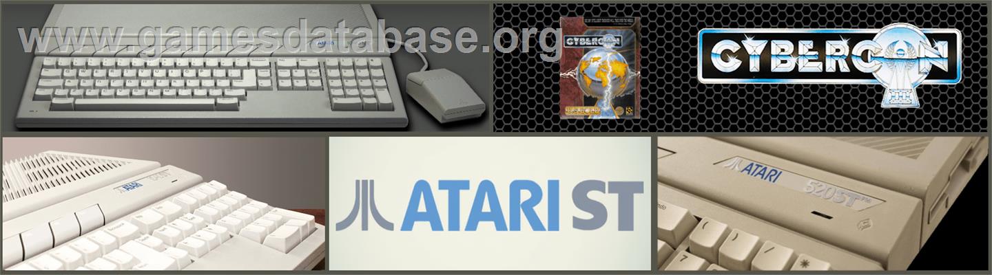 Cybercon 3 - Atari ST - Artwork - Marquee