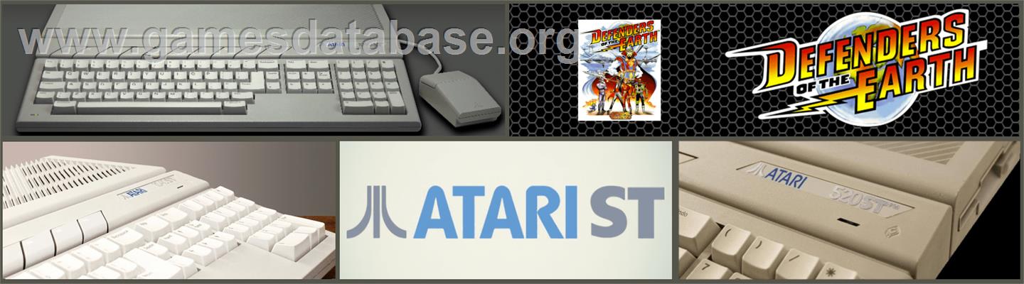 Defenders of the Earth - Atari ST - Artwork - Marquee
