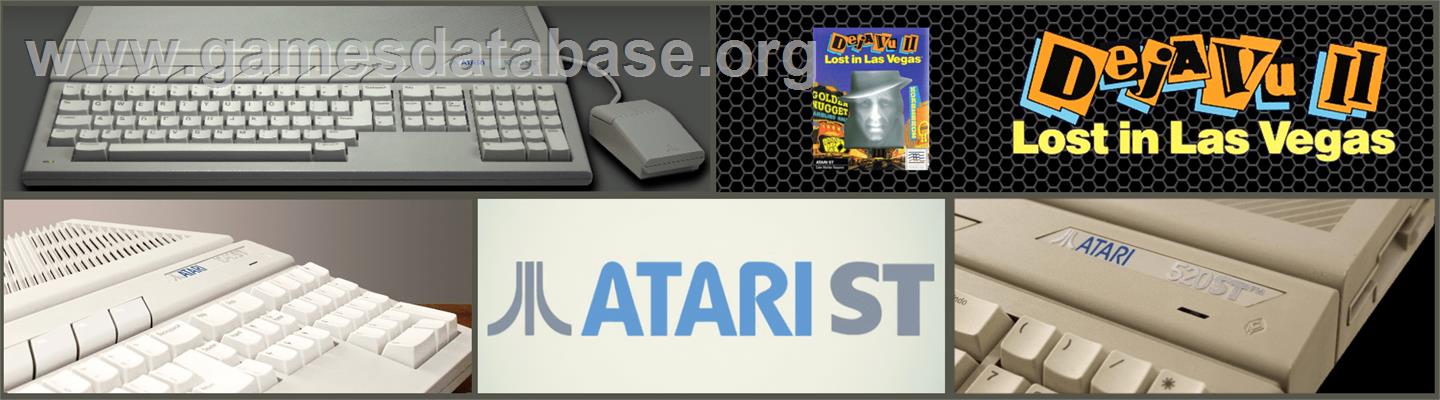 Deja Vu 2 - Lost in Las Vegas - Atari ST - Artwork - Marquee