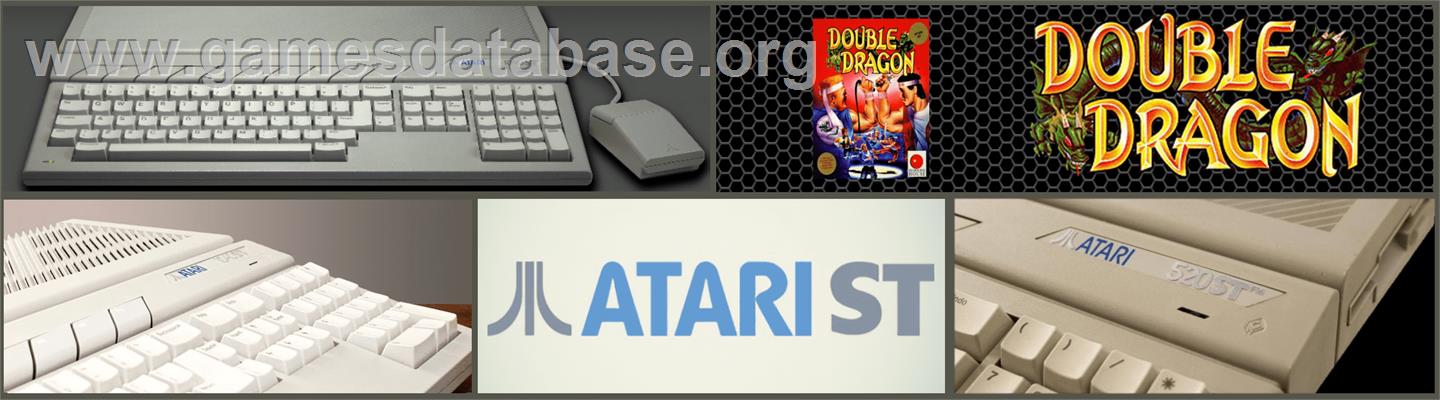 Double Dragon - Atari ST - Artwork - Marquee