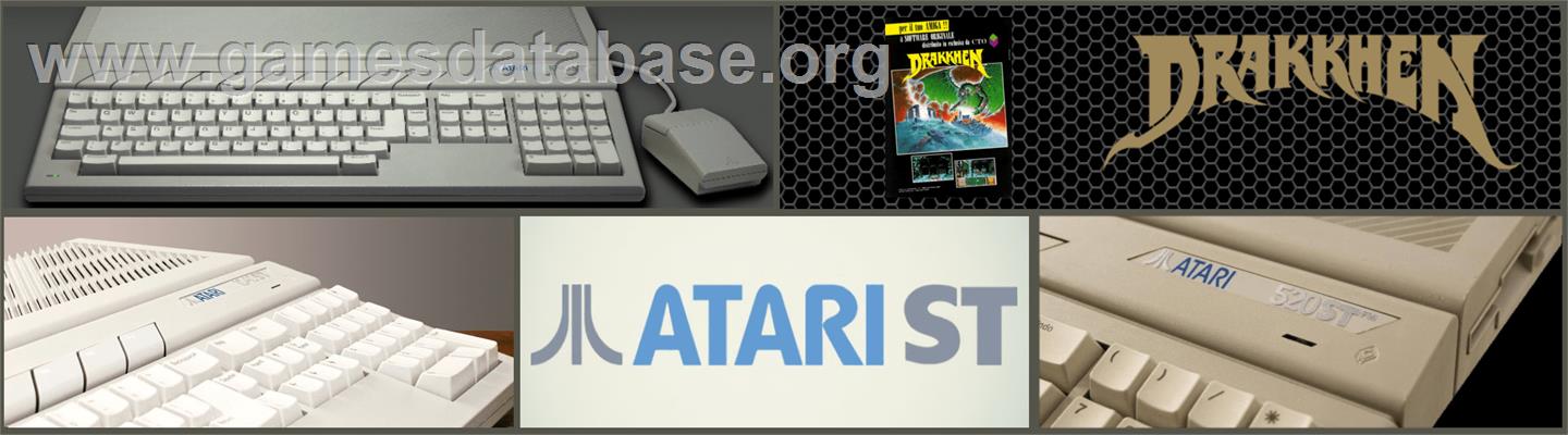 Drakkhen - Atari ST - Artwork - Marquee