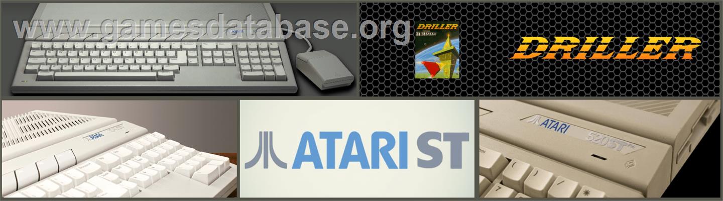 Driller - Atari ST - Artwork - Marquee