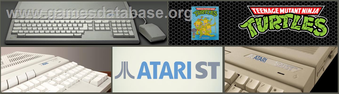 Electric Crayon Deluxe: Teenage Mutant Hero Turtles: World Tour - Atari ST - Artwork - Marquee