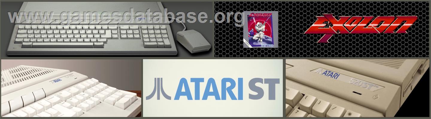 Exolon - Atari ST - Artwork - Marquee