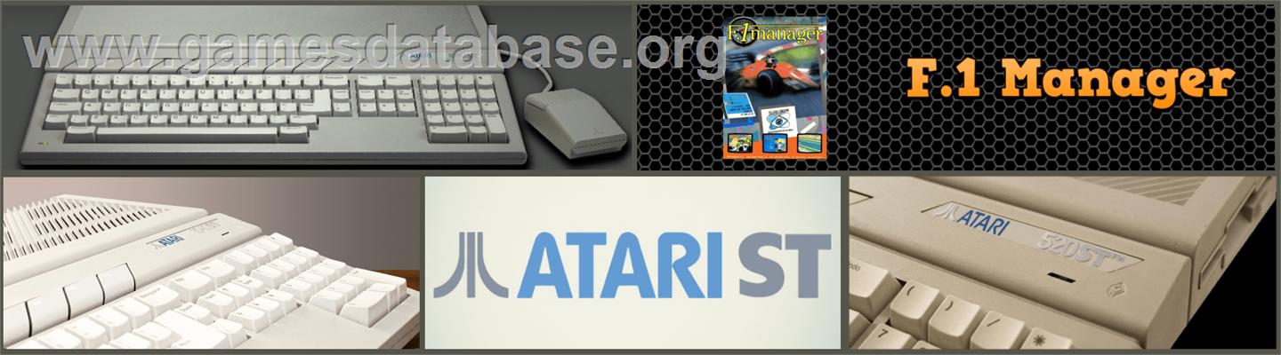 F1 Manager - Atari ST - Artwork - Marquee