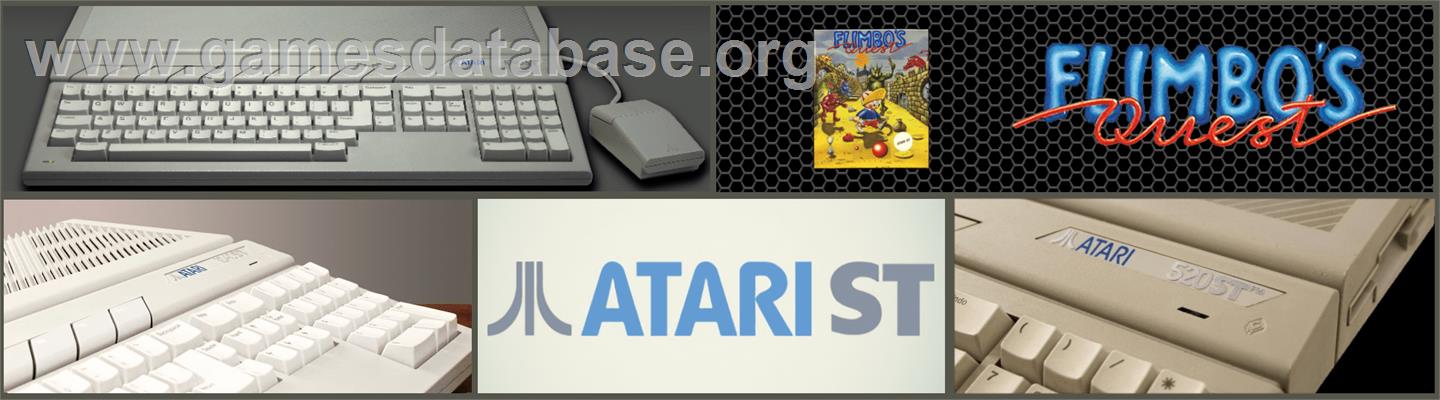 Flimbo's Quest - Atari ST - Artwork - Marquee