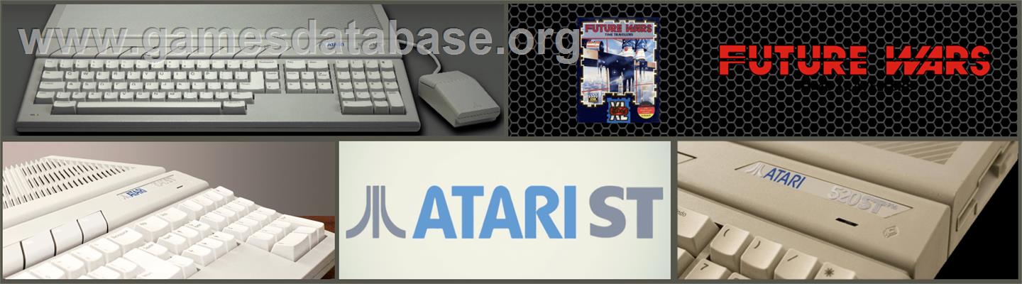 Future Wars - Time Travellers - Atari ST - Artwork - Marquee