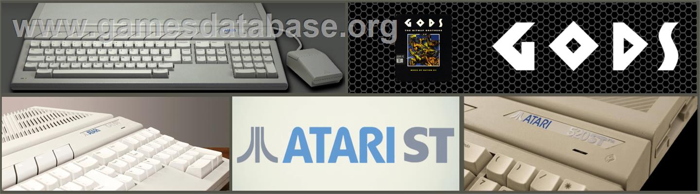 Gods - Atari ST - Artwork - Marquee