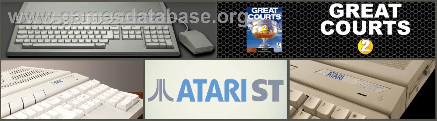 Great Courts 2 - Atari ST - Artwork - Marquee
