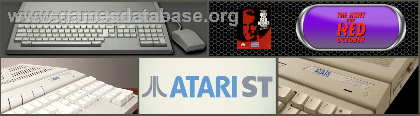 Hunt For Red October, The - The Book - Atari ST - Artwork - Marquee
