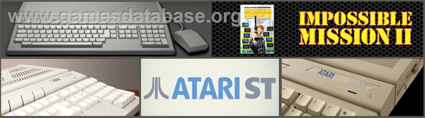 Impossible Mission 2 - Atari ST - Artwork - Marquee
