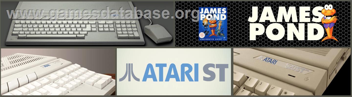 James Pond - Underwater Agent - Atari ST - Artwork - Marquee