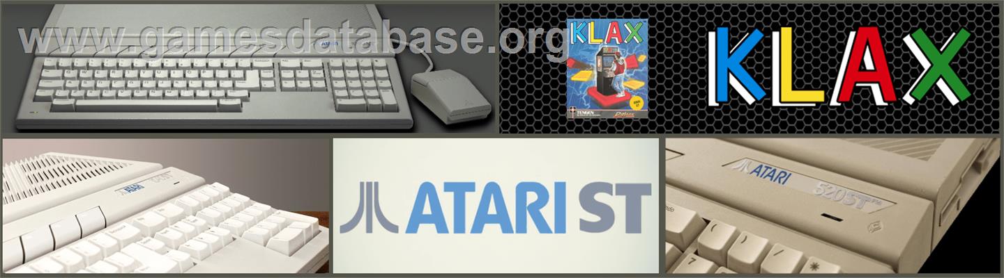 Klax - Atari ST - Artwork - Marquee