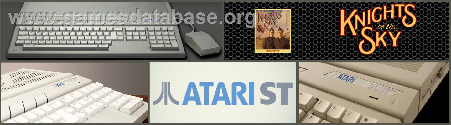 Knights of the Sky - Atari ST - Artwork - Marquee