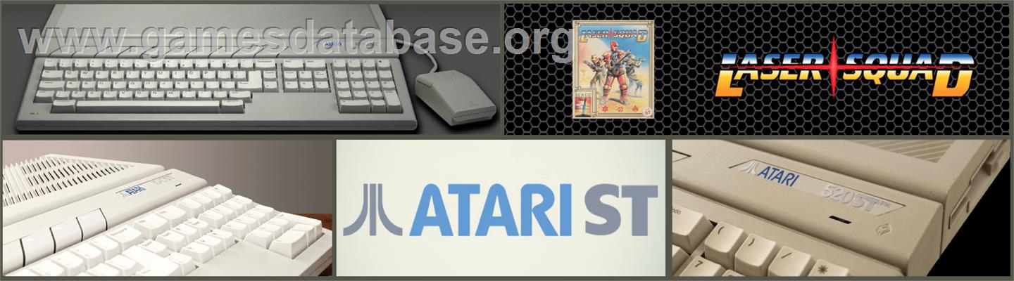 Laser Squad - Atari ST - Artwork - Marquee