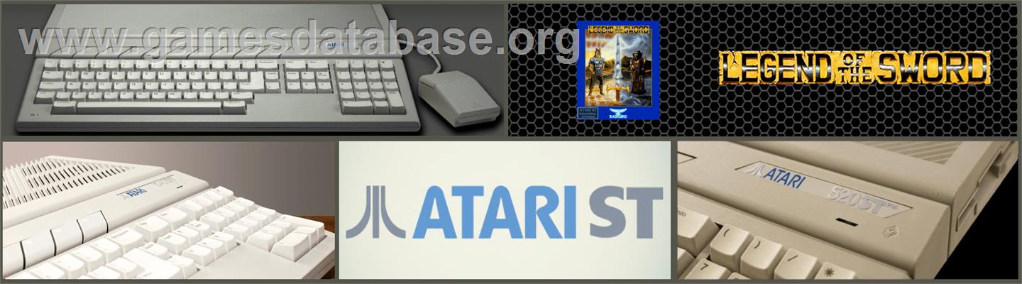 Legend of the Sword - Atari ST - Artwork - Marquee