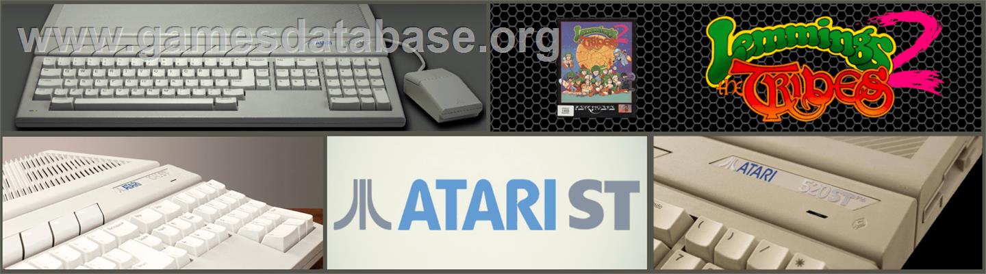 Lemmings - Atari ST - Artwork - Marquee