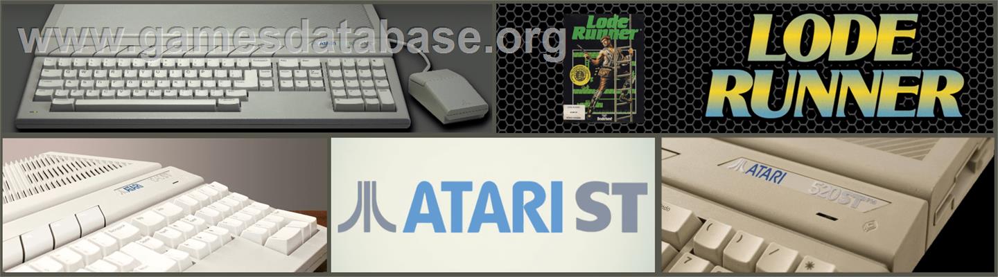 Lode Runner - Atari ST - Artwork - Marquee