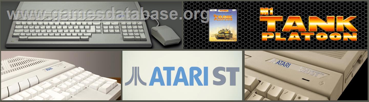 M1 Tank Platoon - Atari ST - Artwork - Marquee