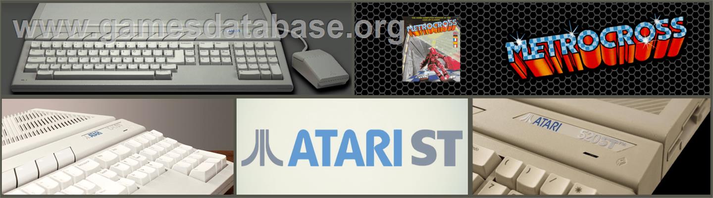 Metro-Cross - Atari ST - Artwork - Marquee