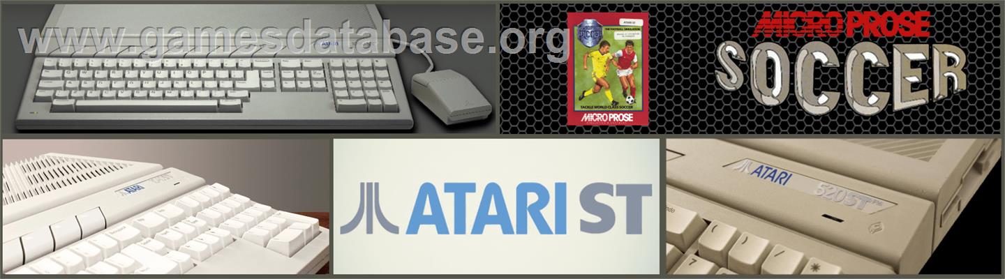 Microprose Soccer - Atari ST - Artwork - Marquee