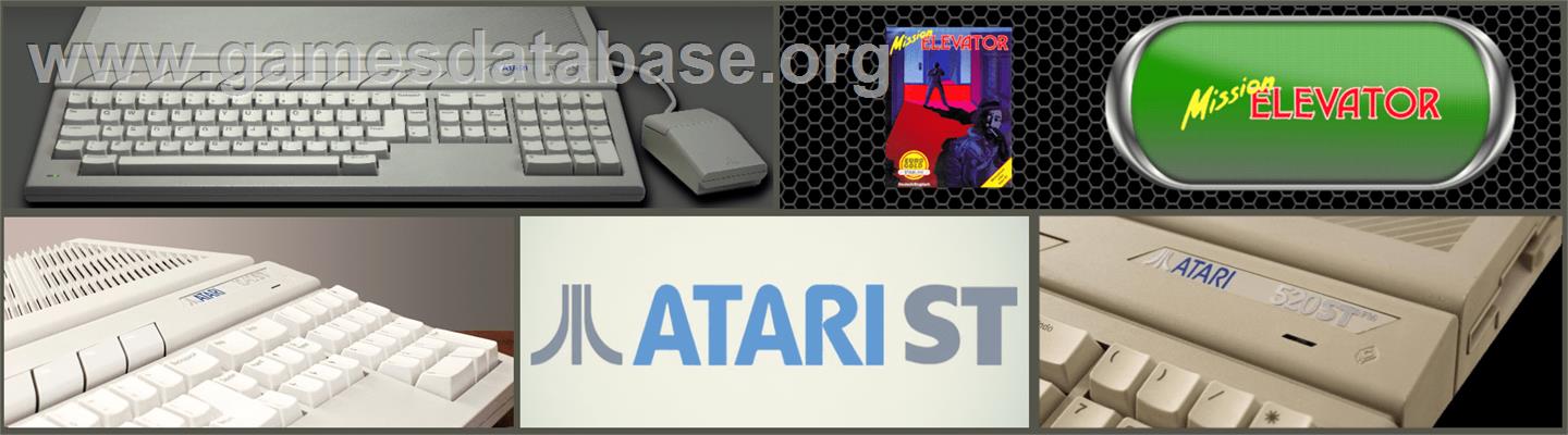 Mission Elevator - Atari ST - Artwork - Marquee