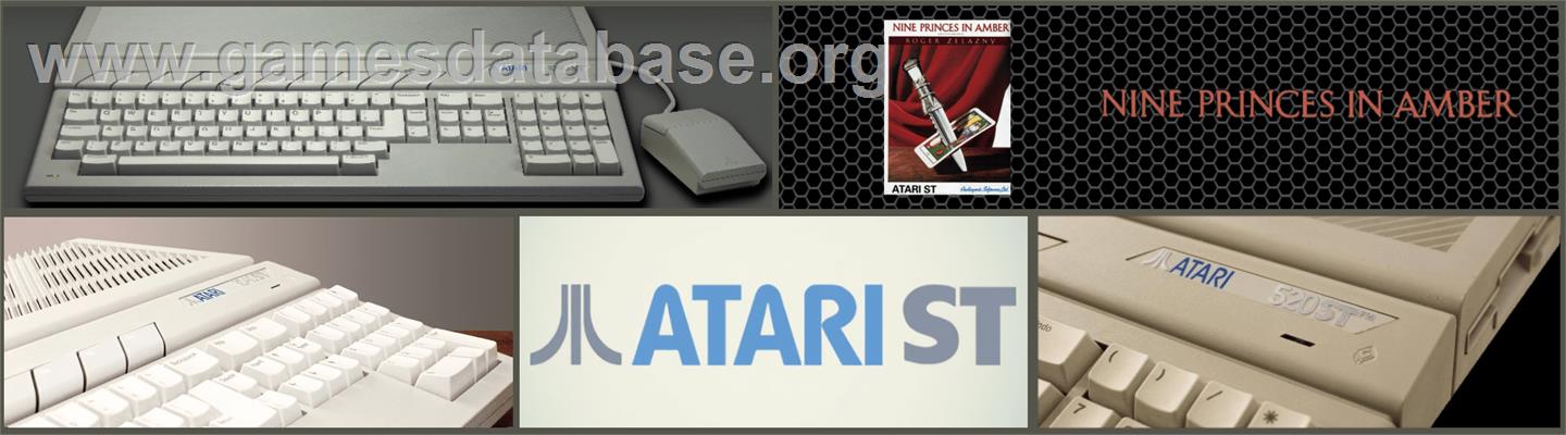 Nine Princes in Amber - Atari ST - Artwork - Marquee
