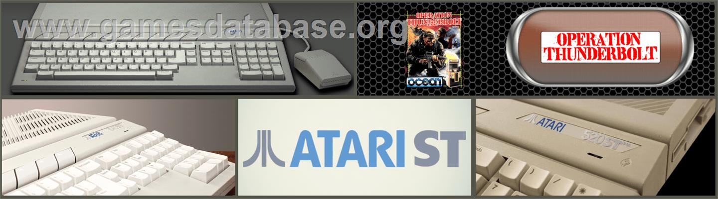 Operation Thunderbolt - Atari ST - Artwork - Marquee