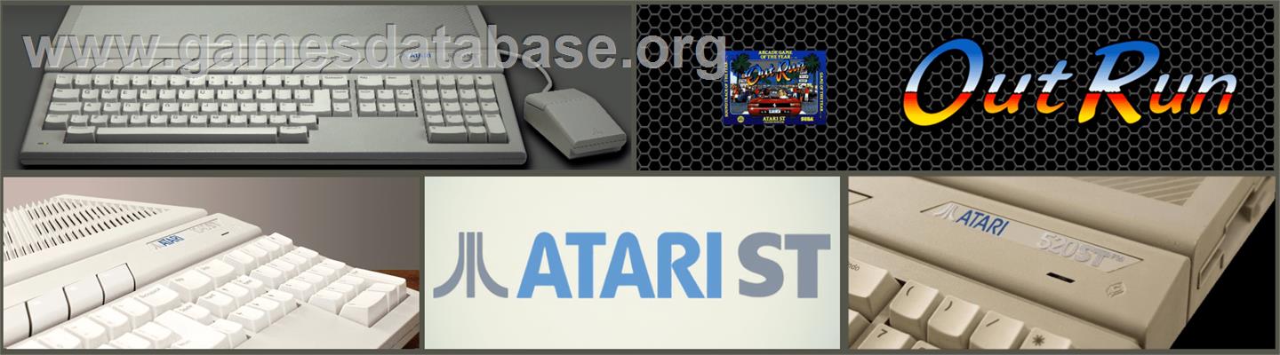 Out Run - Atari ST - Artwork - Marquee