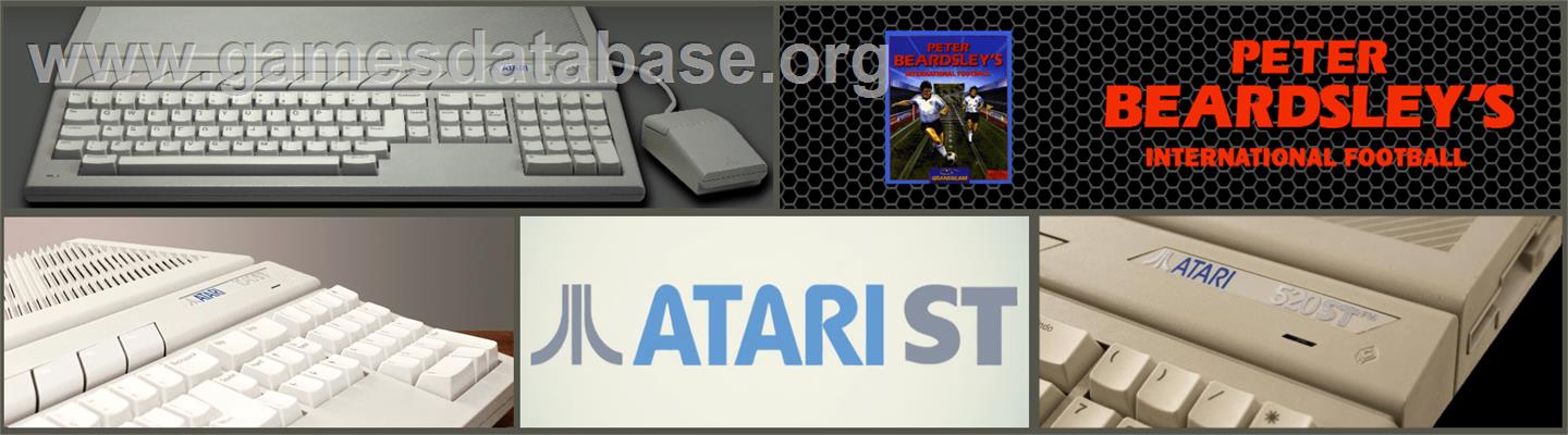 Peter Beardsley's International Football - Atari ST - Artwork - Marquee