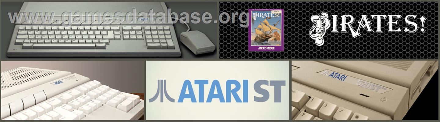 Pirates! - Atari ST - Artwork - Marquee