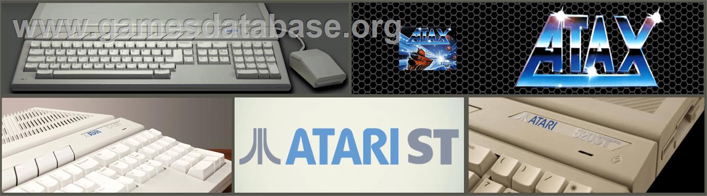 Plax Atax - Atari ST - Artwork - Marquee