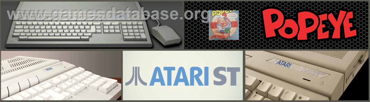Popeye - Atari ST - Artwork - Marquee