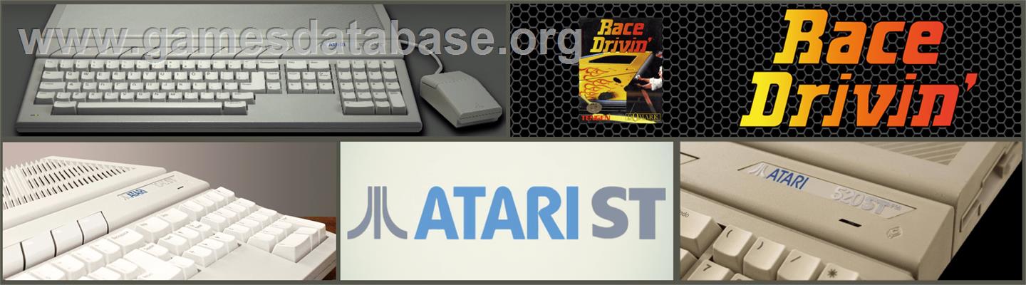 Race Drivin' - Atari ST - Artwork - Marquee