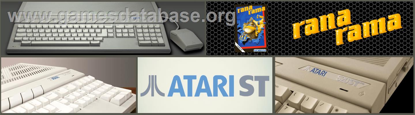 Rana Rama - Atari ST - Artwork - Marquee