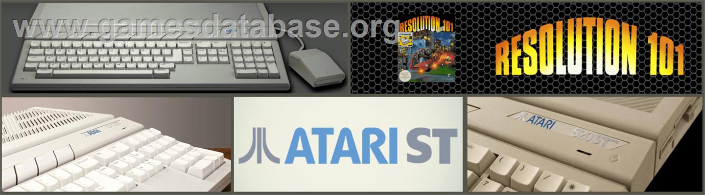 Resolution 101 - Atari ST - Artwork - Marquee