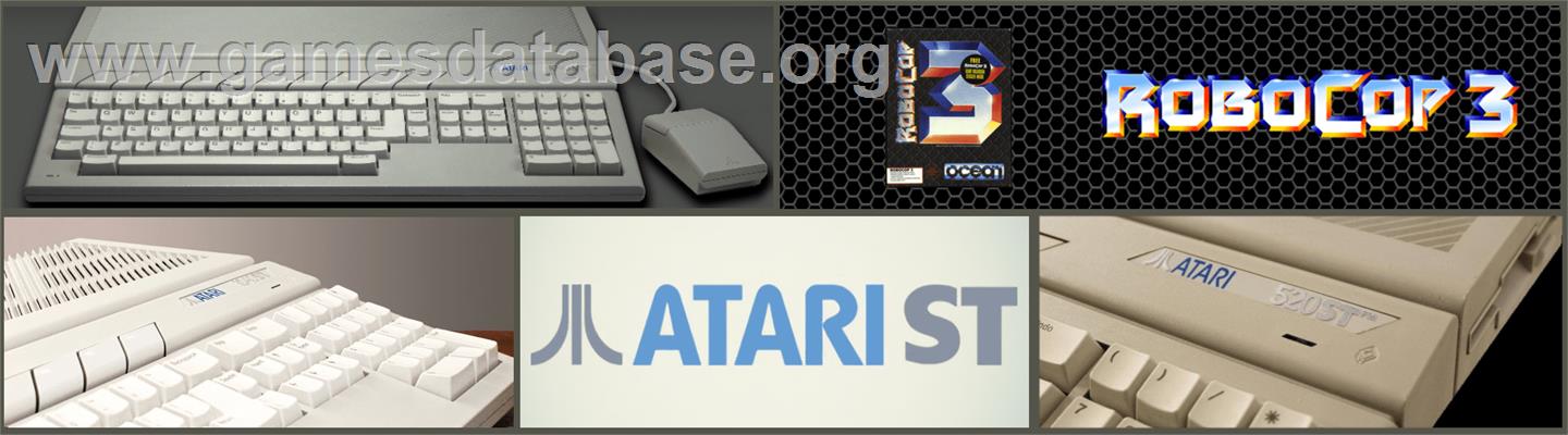 Robocop 3 - Atari ST - Artwork - Marquee