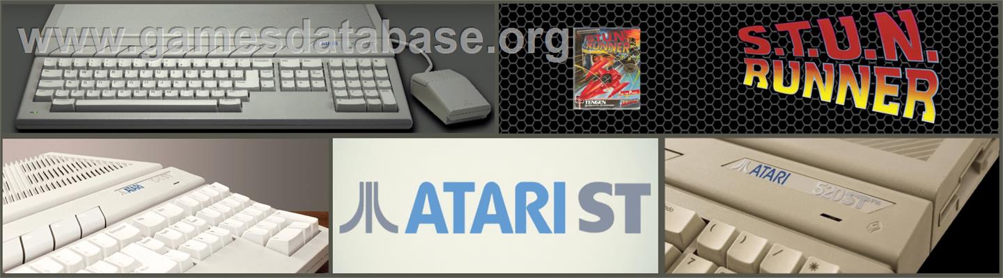 S.T.U.N. Runner - Atari ST - Artwork - Marquee