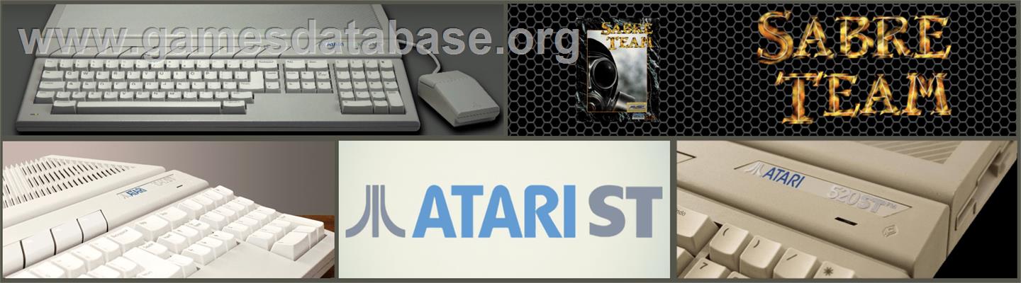 Sabre Team - Atari ST - Artwork - Marquee