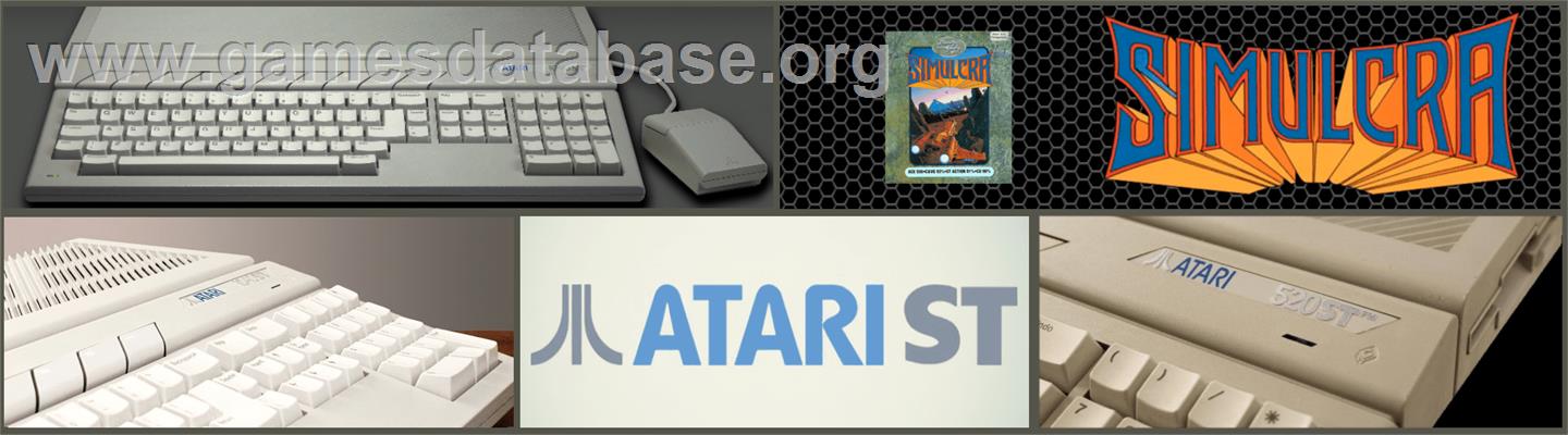 Simulcra - Atari ST - Artwork - Marquee
