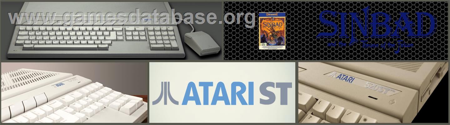 Sinbad And The Throne Of The Falcon - Atari ST - Artwork - Marquee