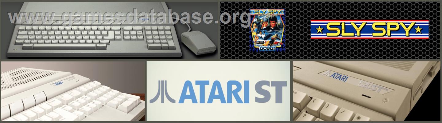 Sly Spy - Secret Agent - Atari ST - Artwork - Marquee