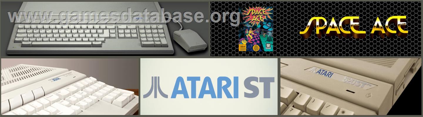 Space Ace - Atari ST - Artwork - Marquee