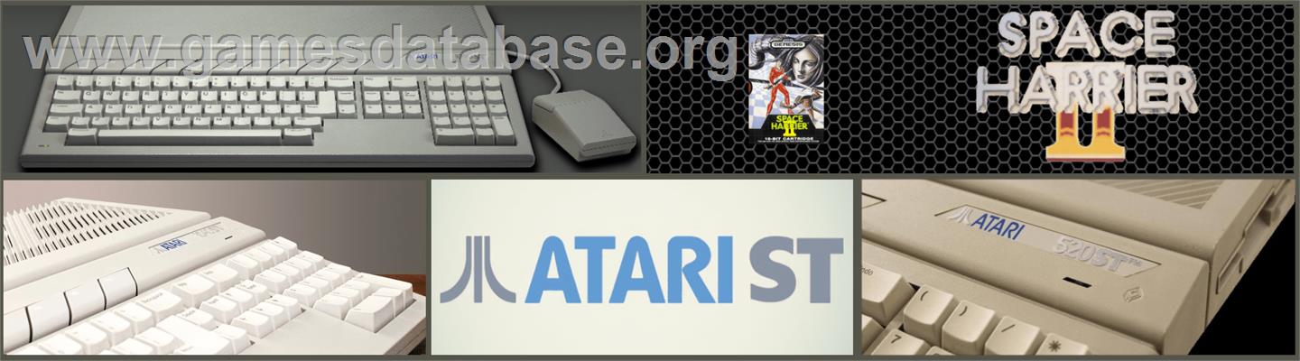 Space Harrier 2 - Atari ST - Artwork - Marquee