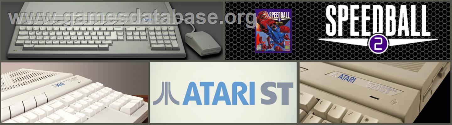 Speedball 2 - Brutal Deluxe - Atari ST - Artwork - Marquee
