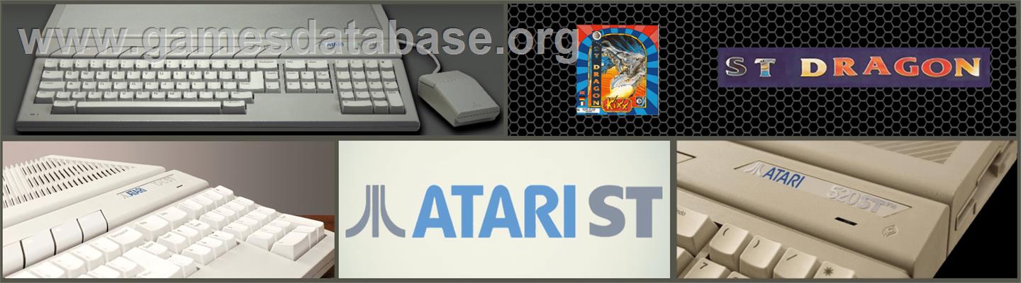 St Dragon - Atari ST - Artwork - Marquee