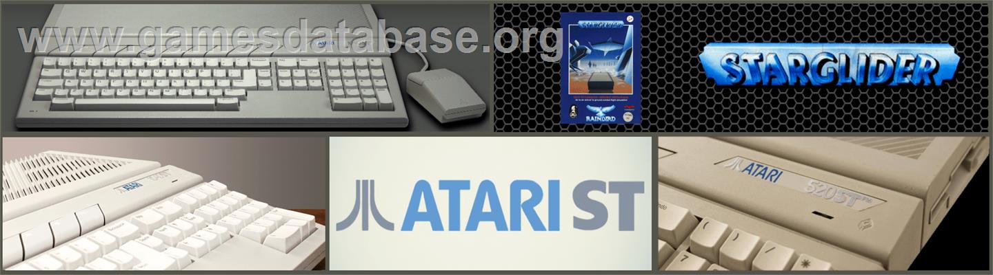 Starglider - Atari ST - Artwork - Marquee