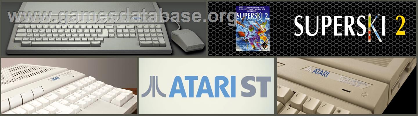 Super Ski 2 - Atari ST - Artwork - Marquee