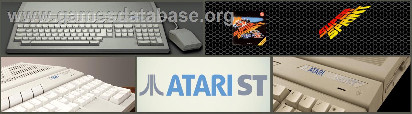 Super Sprint - Atari ST - Artwork - Marquee